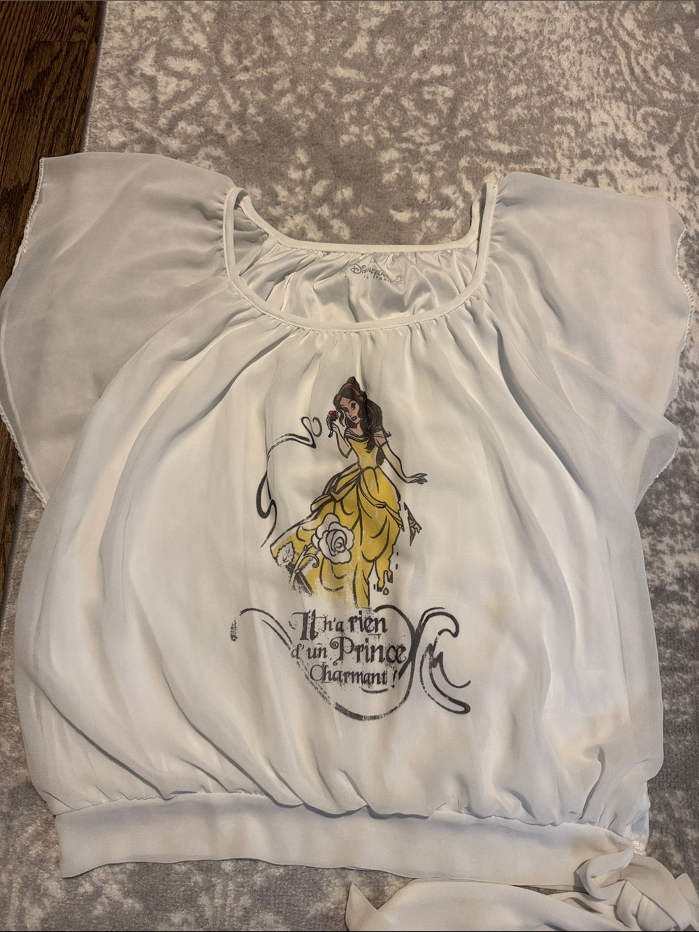 Disneyland Paris Belle Chiffon Top